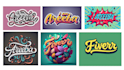 do modern text, font logo, custom typography, lettering, hand drawn design