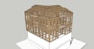 make the structural design of wooden house