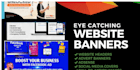 create an eye catchy web banners in 4hours