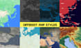 do google following 2d, 3d travel route map path, flyover animation