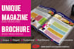 do awesome flyer brochure and magazines