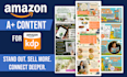 design a plus content for amazon KDP