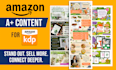 design a plus content for amazon KDP