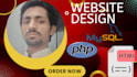 design modern responsive website with html css php bootstrap