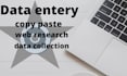 provide data entry and copy paste job