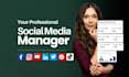 be your social media marketing manager and content creator