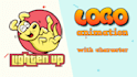 create logo animation with character