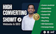 create a custom showit website