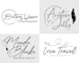 design handwritten signature logo