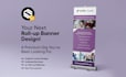 design professional retractable rollup banners