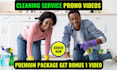 do residential commercial cleaning service promo video