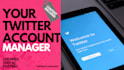 manage twitter account with regular crypto posting