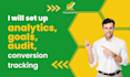 setup analytics, goals, audit, conversion tracking