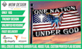 create amazing garden flag, house flag, custom printed flag designs
