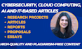 write machine learning, cyber security, and digital forensic articles and blogs