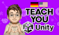 teach you unity and game development