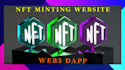 create nft minting website,  nft landing page