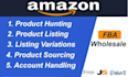 be your amazon wholesale virtual assistant, wholesale VA