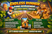 develop endless runner game like subway surfer temple run unity game development