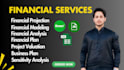 prepare financial statements financial model, forecast for UK and USA business