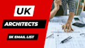 uk architects email database, email addresses