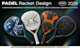 design professional padel and beach tennis rackets with 3d mockups