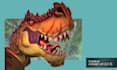 illustrate dinosaur, creature and dragon in digital painting, no ai
