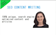 be your SEO content writer