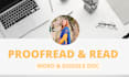 expertly proofread, edit, and refine your document