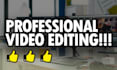 do professional video editing