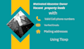 pull absentee owners water shutoff and vacant properties with skip tracing