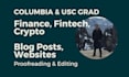 edit your finance, fintech blog post or landing page