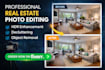 do professional real estate hdr photo enhancement
