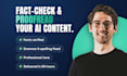 fact check and proofread your ai generated content