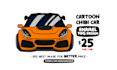 make cartoon chibi car enamel pins design