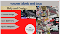 do custom woven labels designed and delivered