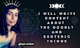 write about the occult and esoteric things