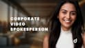 be your corporate video spokesperson