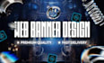 design premium website banners and social media ad creatives