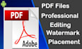 add watermarks on your PDF or photos