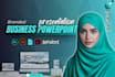 design custom powerpoint presentations, pitch decks, templates or google slides