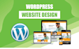 build responsive wordpress website design and SEO