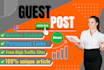 do high da and pa SEO backlinks with guest posts