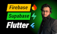 develop flutter app with firebase or supabase