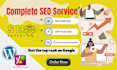 fix on page off page SEO and technical optimization for your wordpress website