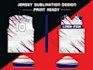 layout your design into cut sew pattern for sublimation print