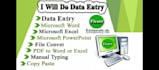 do excel data entry, copy paste, pdf conversion