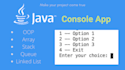 complete your java console project