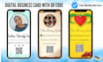 create business card with qr code
