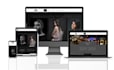 design a professional photography or videography portfolio website with booking